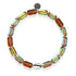 Schokolade | 925 Sterling Silber | Meerjungfrau Glaskiesel Armband